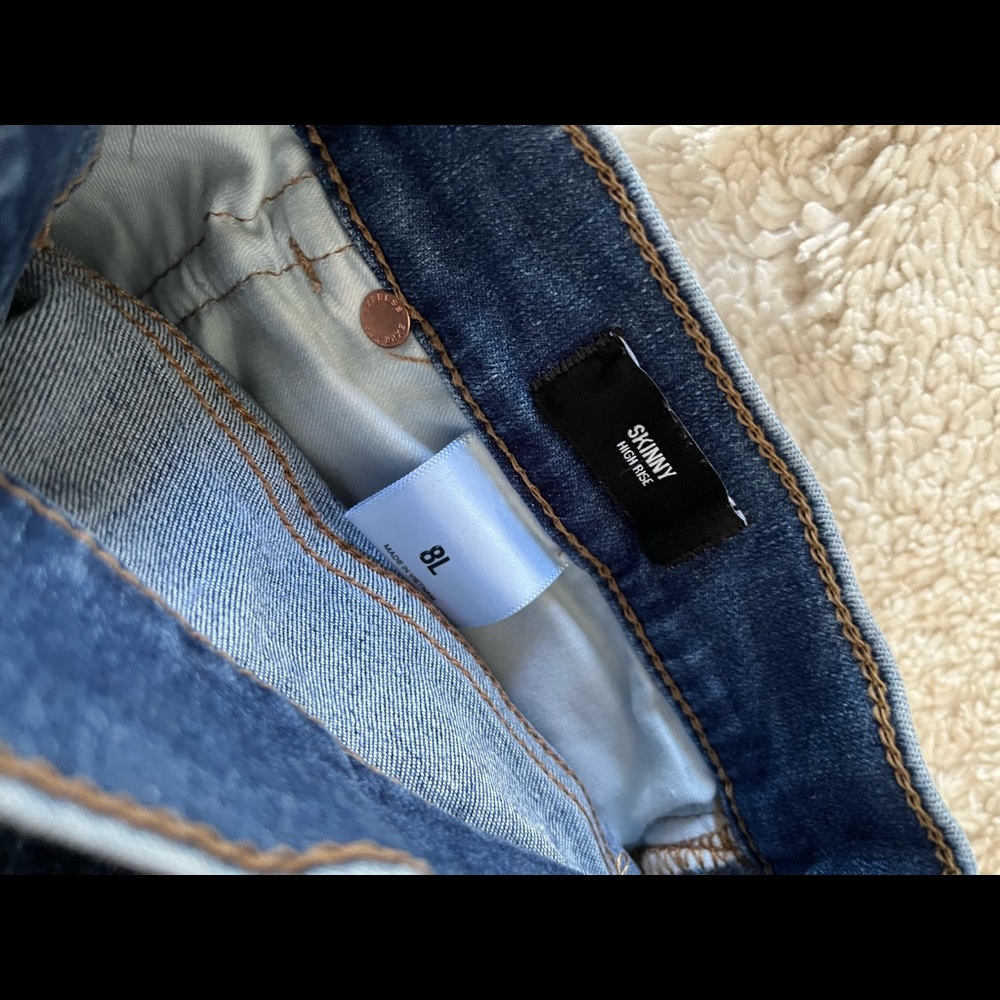 Express High Rise Skinny Jeans - Picture 3 of 3